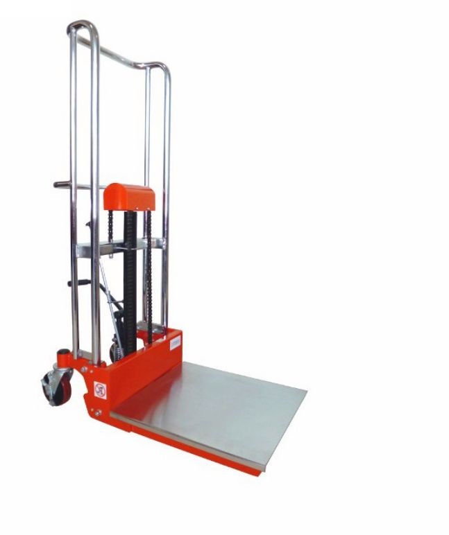 Χειροκίνητο στακερ - πλατφόρμα 400kg